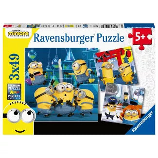 Ravensburger Funny Minions 3 x 49 Puzzle Pack image 0